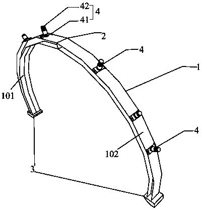 Tunnel supporting lagging jack and using method