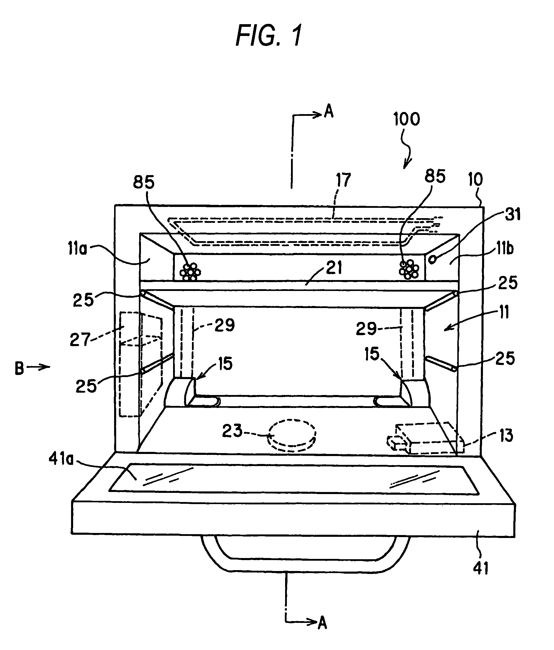 High frequency heating apparatus with steam generator