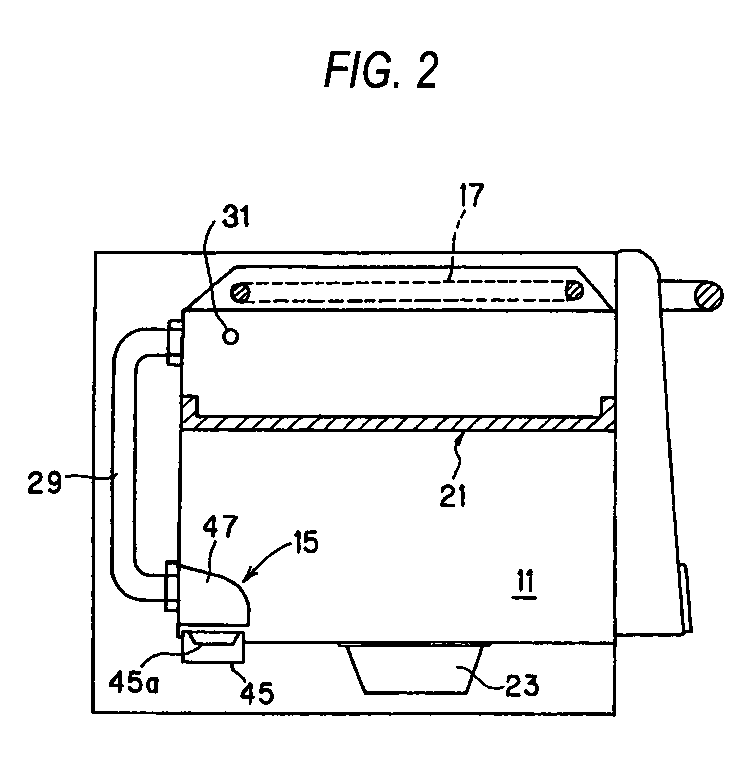 High frequency heating apparatus with steam generator