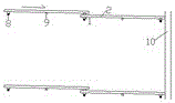 Erosion-proof energy dissipation system used for net hanging external-soil spray seeding protection layer