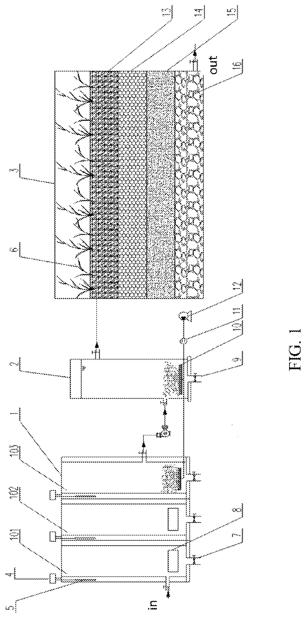 Method and device for preventing and controlling pollutants in the reuse of reclaimed water in agricultural activity areas with extreme water shortage