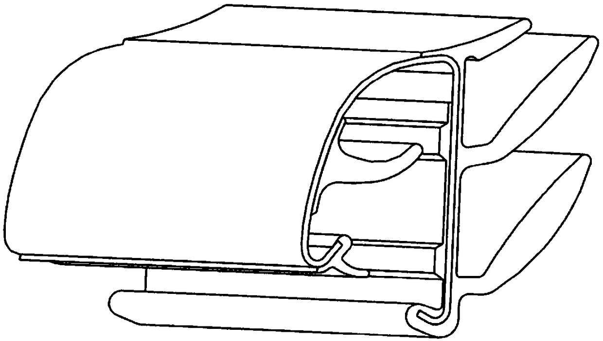 A calculation method for assembling performance of outer sealing strip of car windowsill