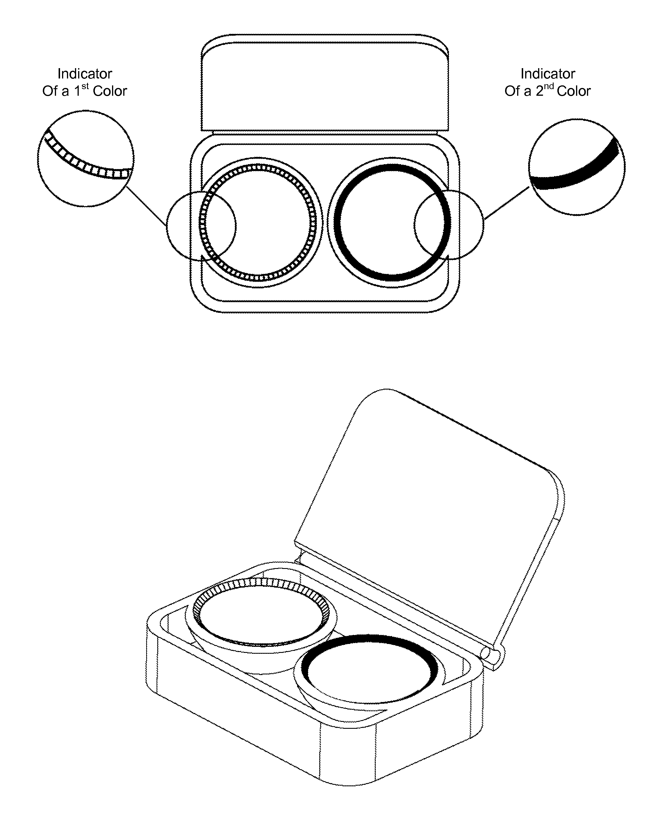 Methods materials and systems for producing a contact lens and contact lenses produced using said methods materials and systems