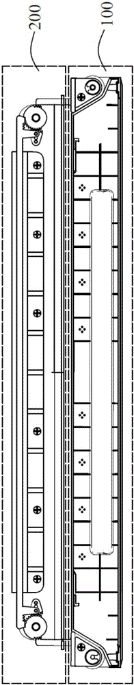Leftward and rightward door opening mechanism and refrigerator