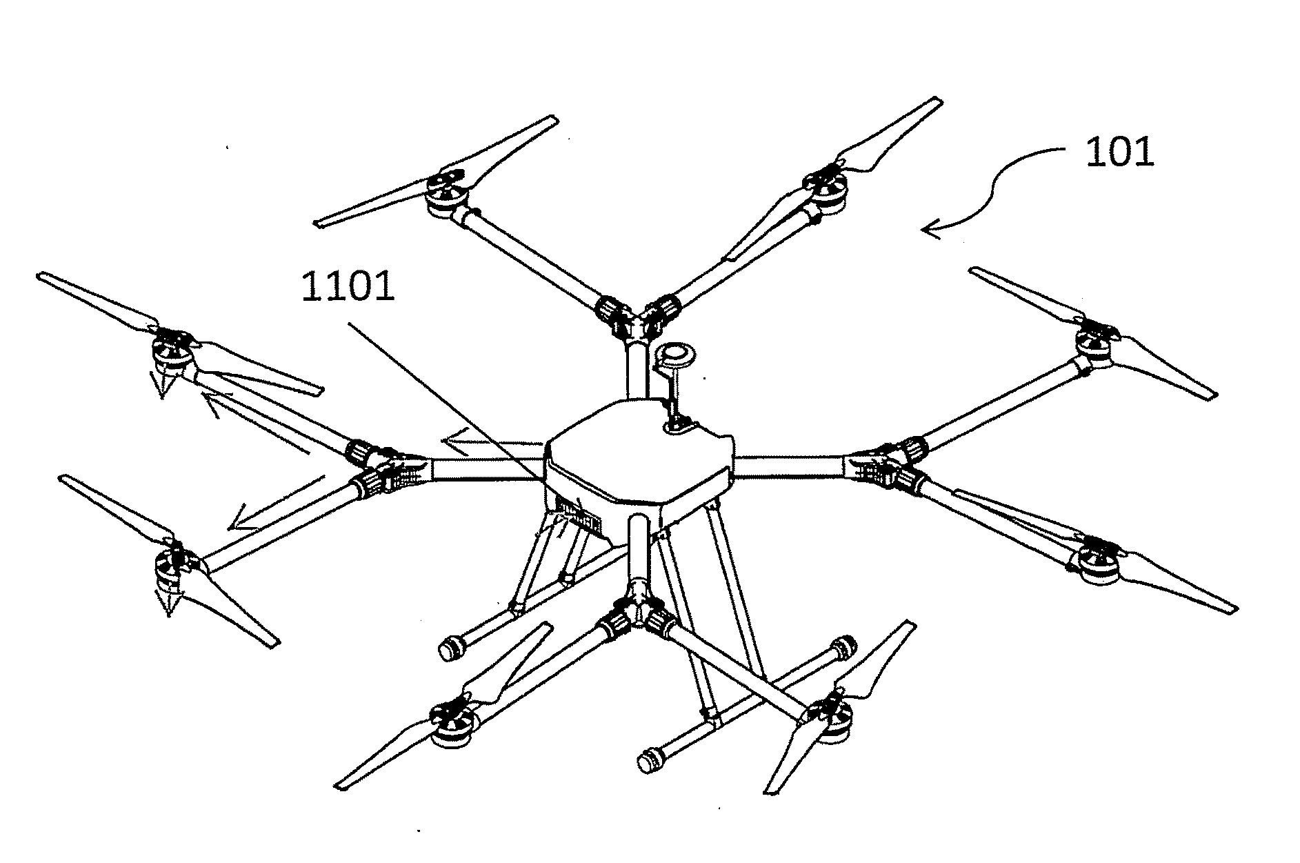 Systems and methods for foldable arms