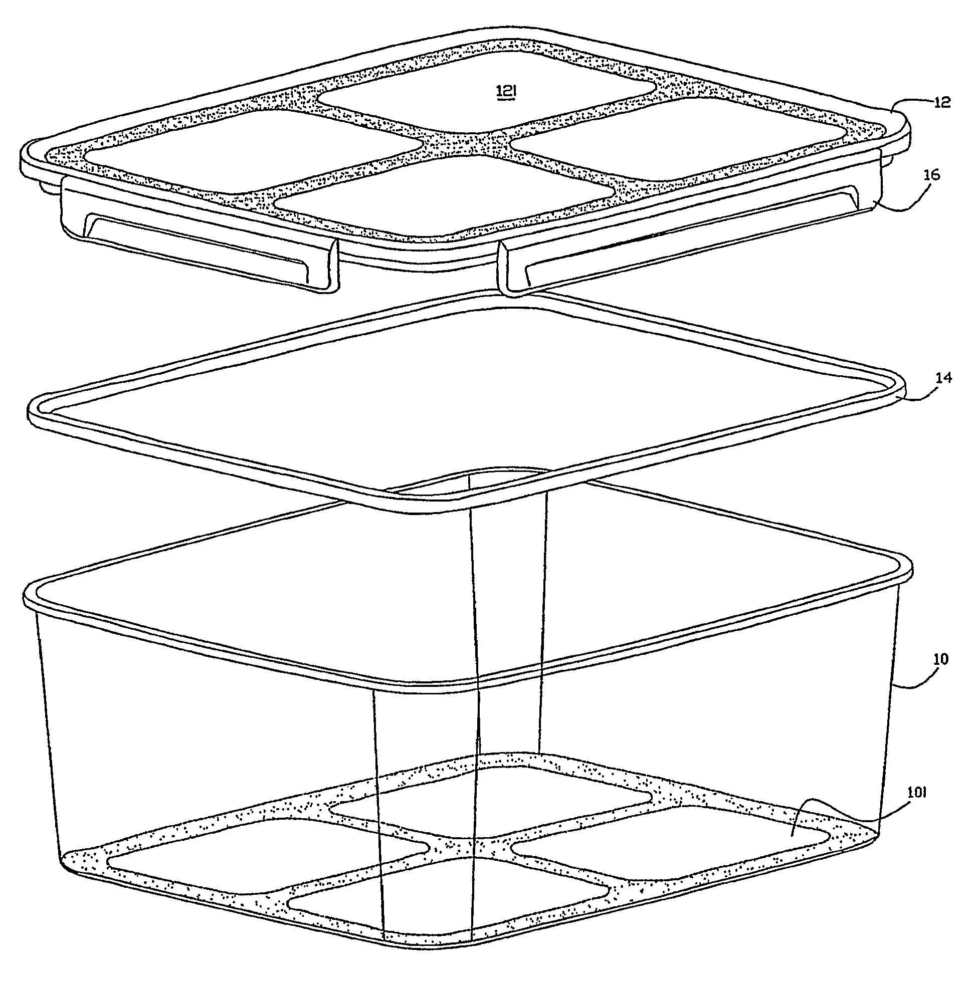 System for aiding the visual matching of containers having diverse openings with corresponding lids