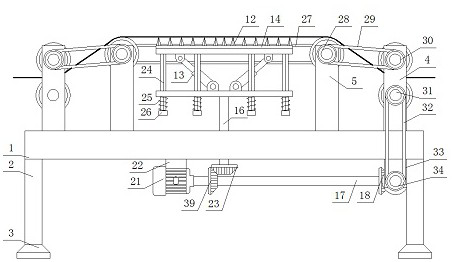 Device for eliminating static electricity on surface of polyimide film