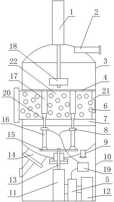 Petroleum sewage treatment machinery that improves filter layer replacement efficiency