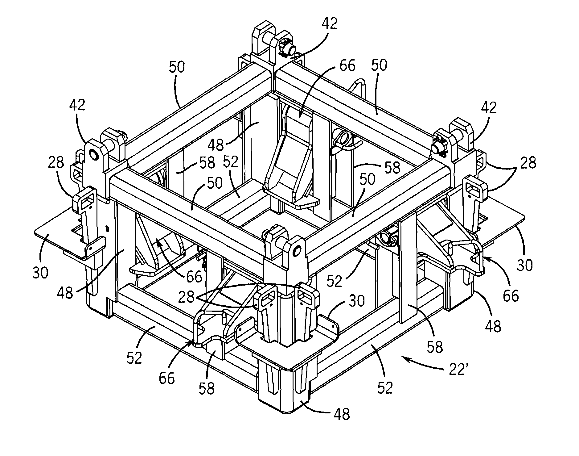 Pumping tower support system and method of use