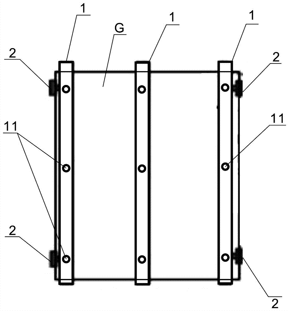 Supporting device used for heat treatment process