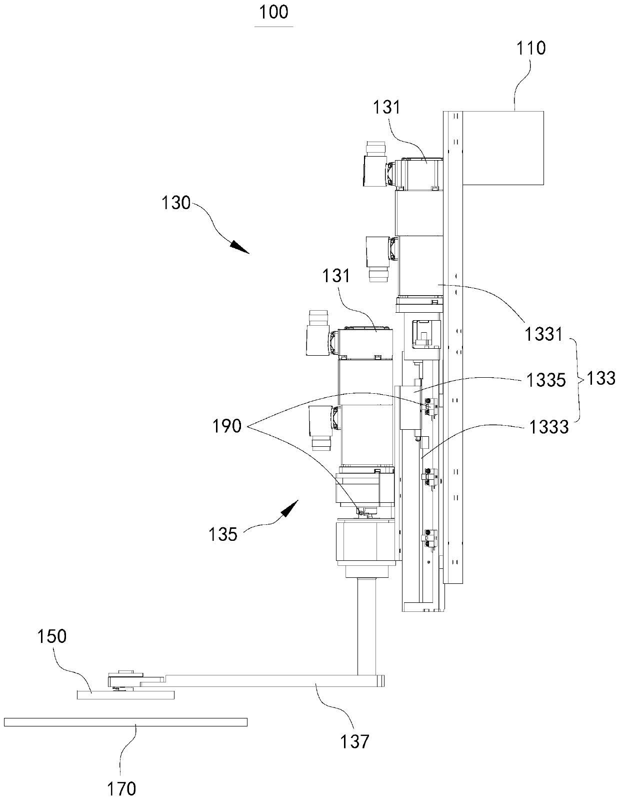 Non-contact type measuring method and device