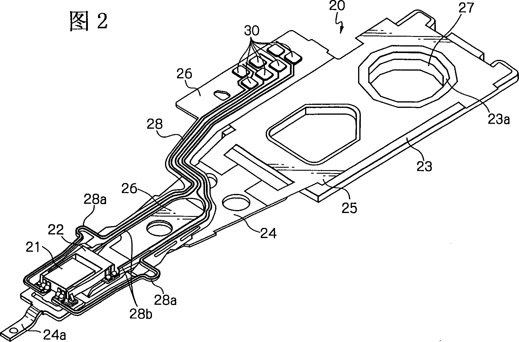 Magnetic head actuator and related gimbal assembly, making method thereof and related magnetic disk drive