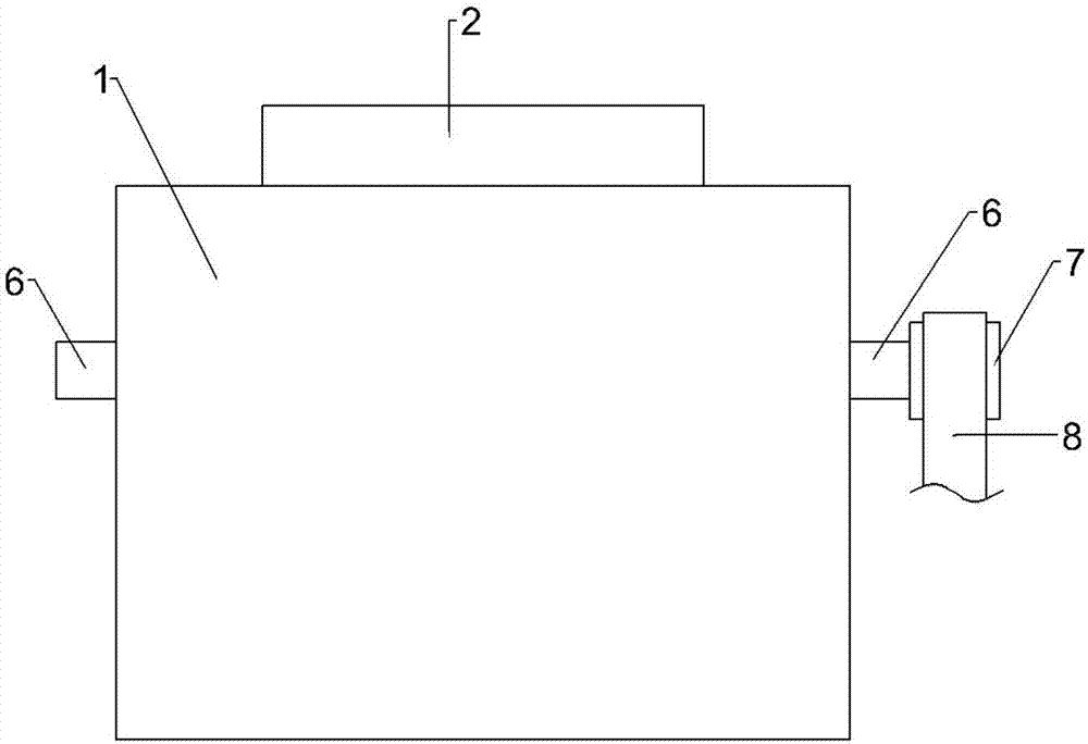 Sewage treatment flocculation stirring device with bottom mixing function