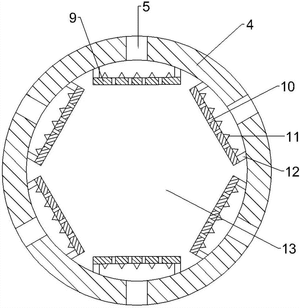 Sewage treatment flocculation stirring device with bottom mixing function