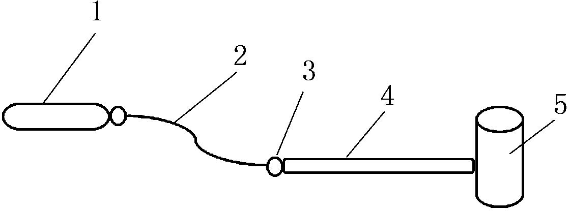 Time-saving and labor-saving tool for manufacturing power line stay wire