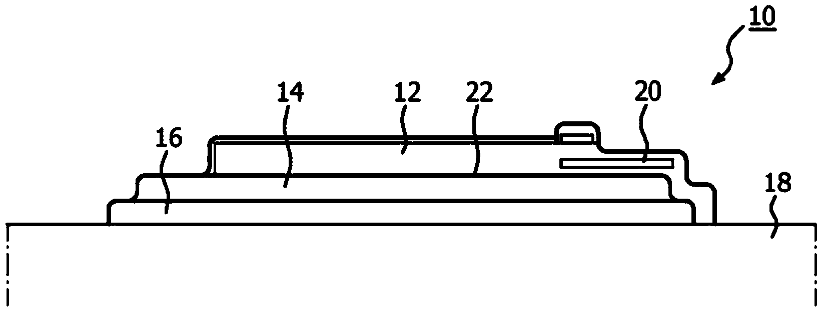 Ultrasonic cmut with suppressed acoustic coupling to the substrate