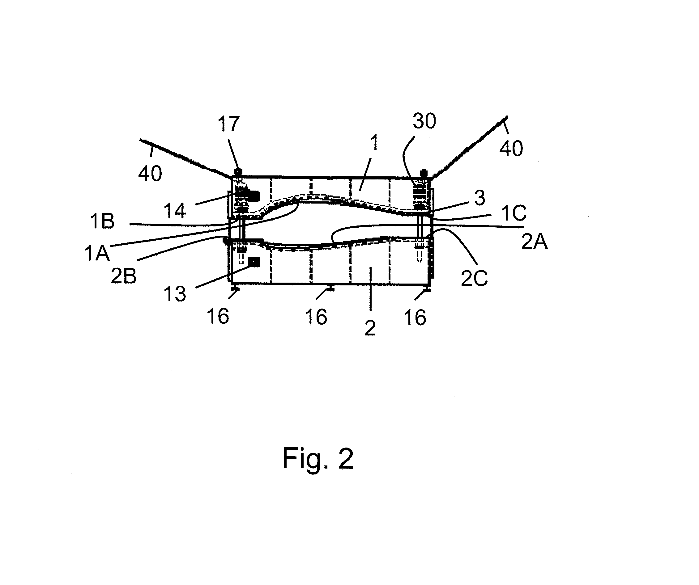 Apparatus for assembling blade sections