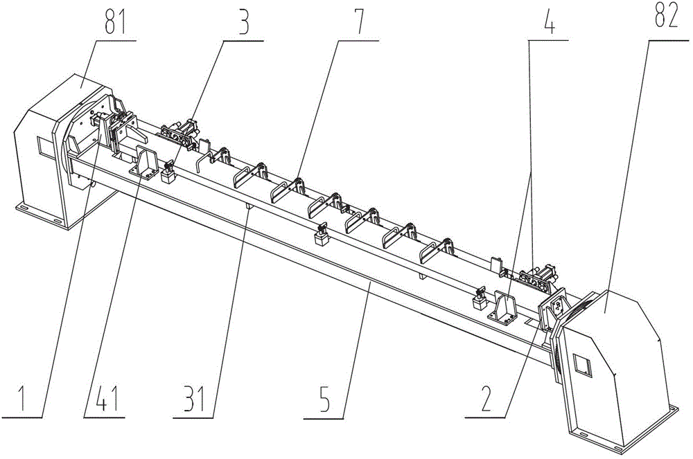 Standing column assembly welding tool