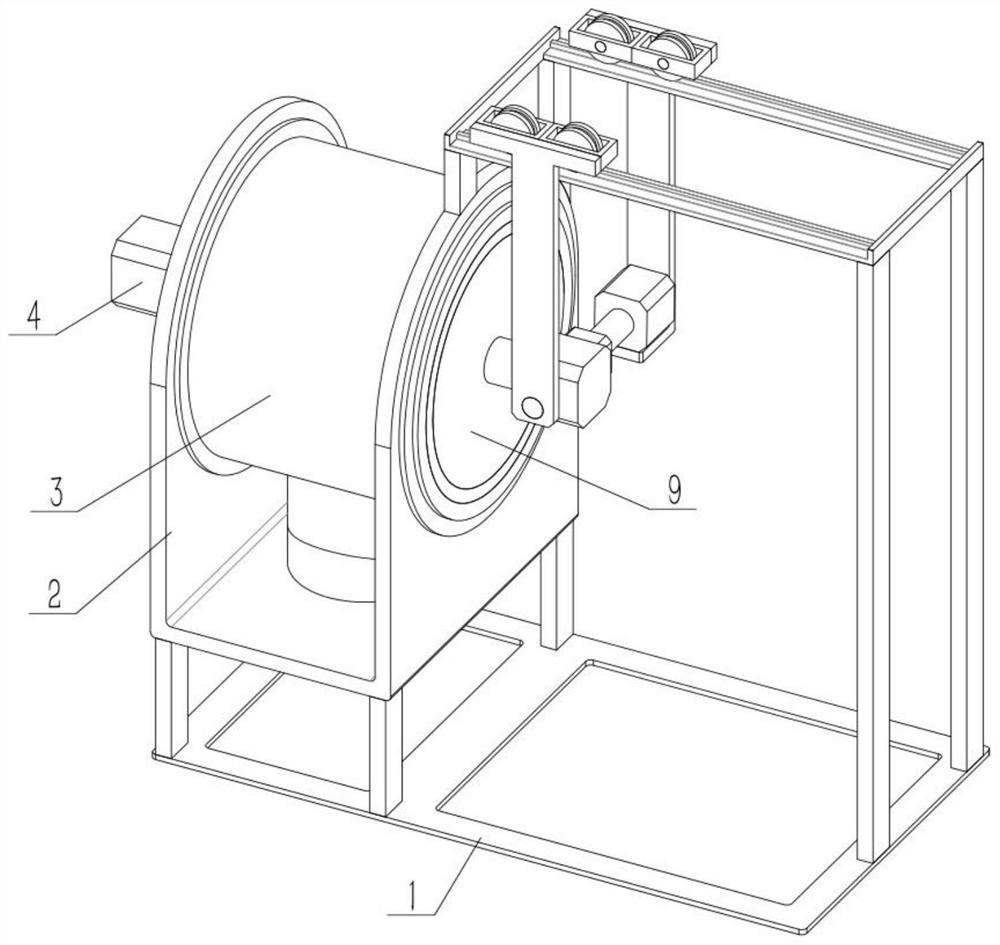 A biopharmaceutical raw material crushing device