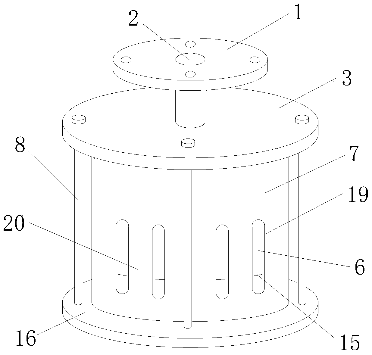 Direct-viewing maintenance-free respirator provided oil cup for transformer and using method thereof