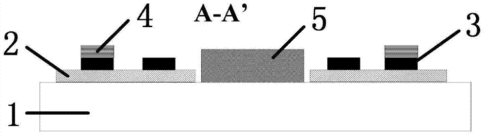 Miniature electrochemical sensor based on direct forming mesoporous carbon technology and manufacturing method