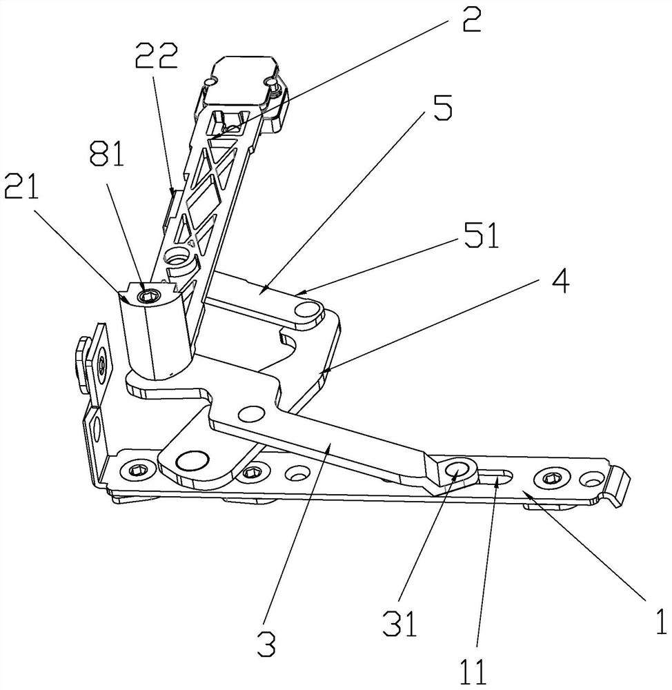 Hinge with adjustable sealing performance