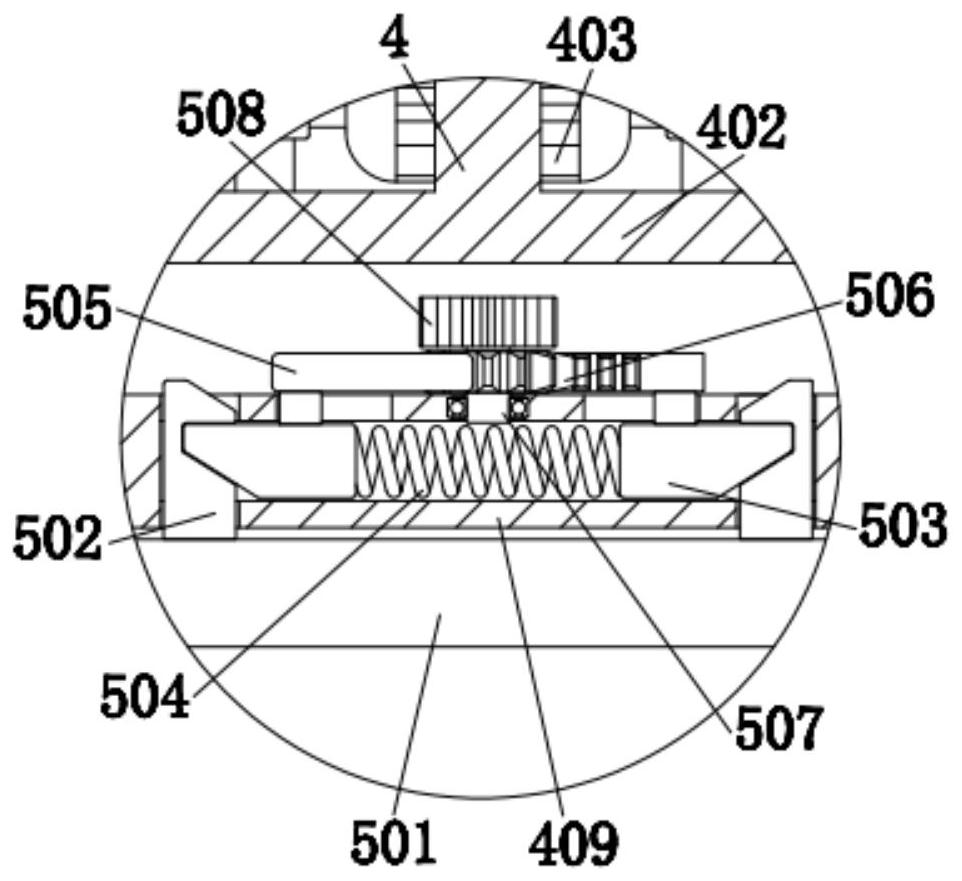 Stamping device for manufacturing degradable environment-friendly plastic