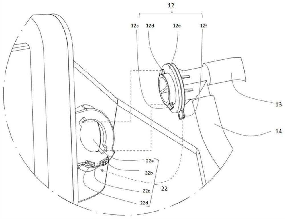 An installation structure of a dual-channel air quality detection module