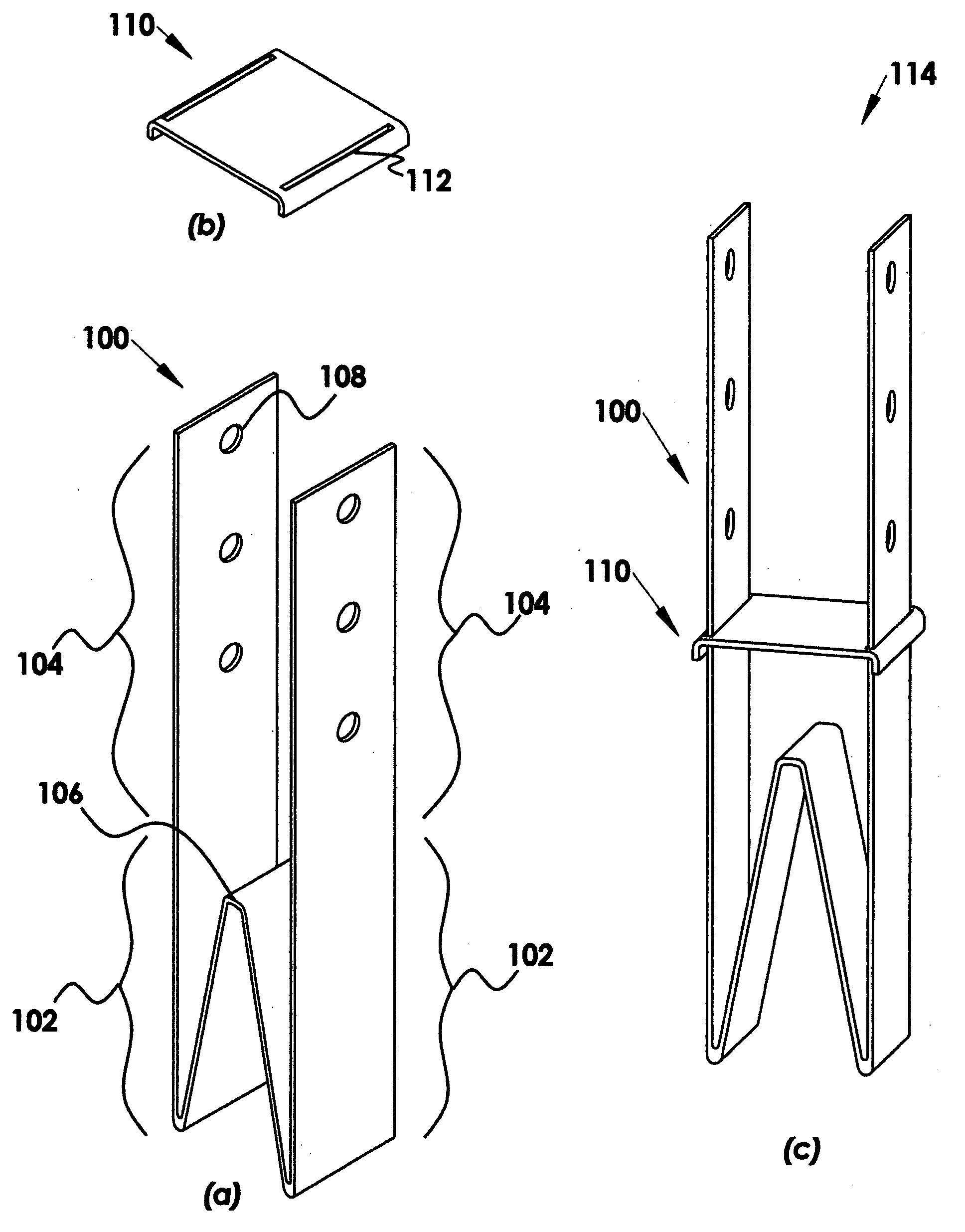Non-top supported fence installation bracket