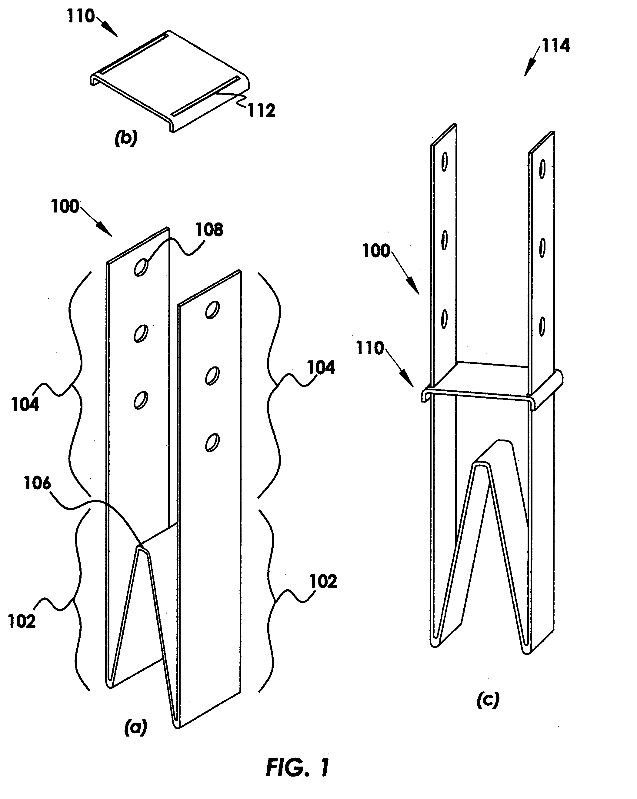 Non-top supported fence installation bracket