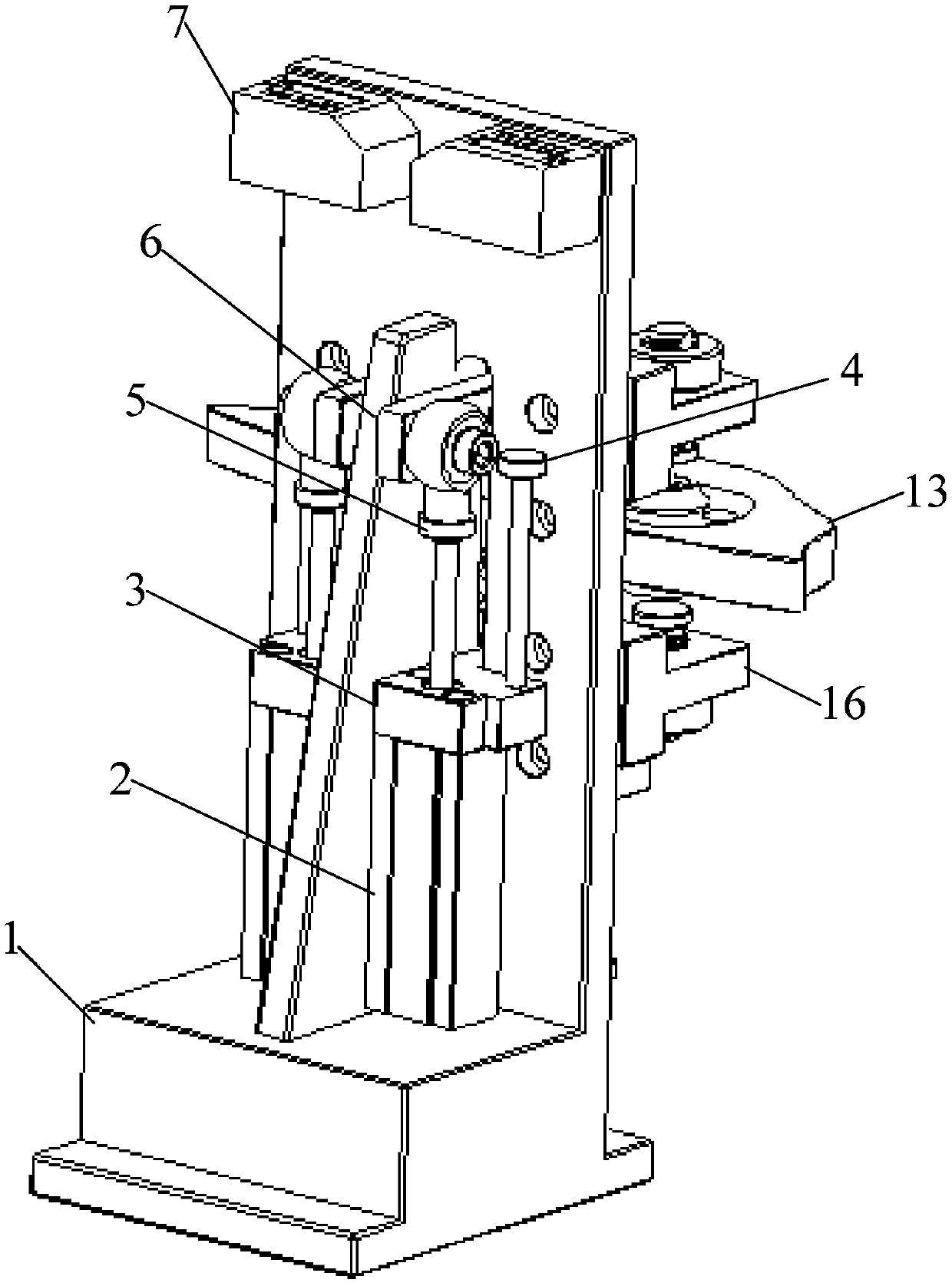 Height detecting device for high-precision nut go-no go fixed gauge full inspection machine