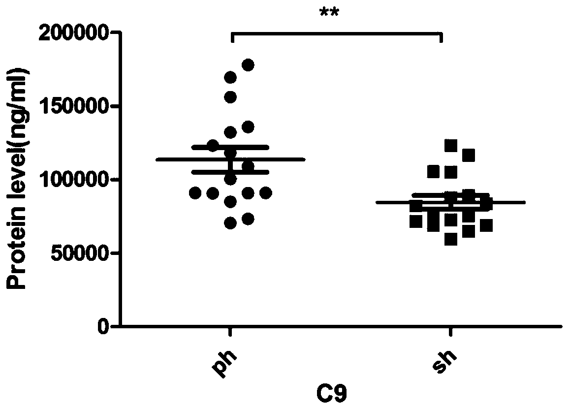 A kit for detecting serum specific protein in yin-deficiency lit constitution and its application