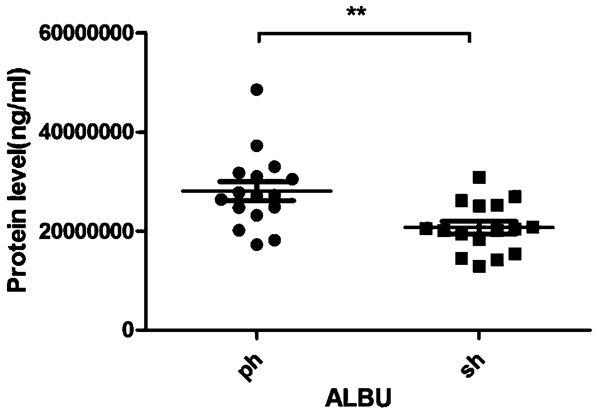 A kit for detecting serum specific protein in yin-deficiency lit constitution and its application