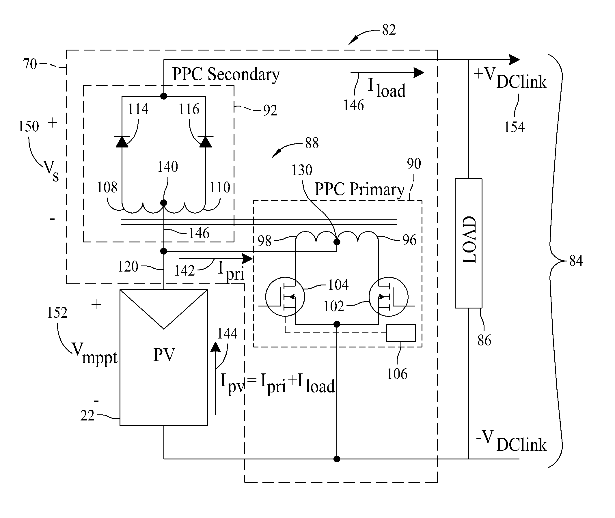 DC to DC power converters and methods of controlling the same