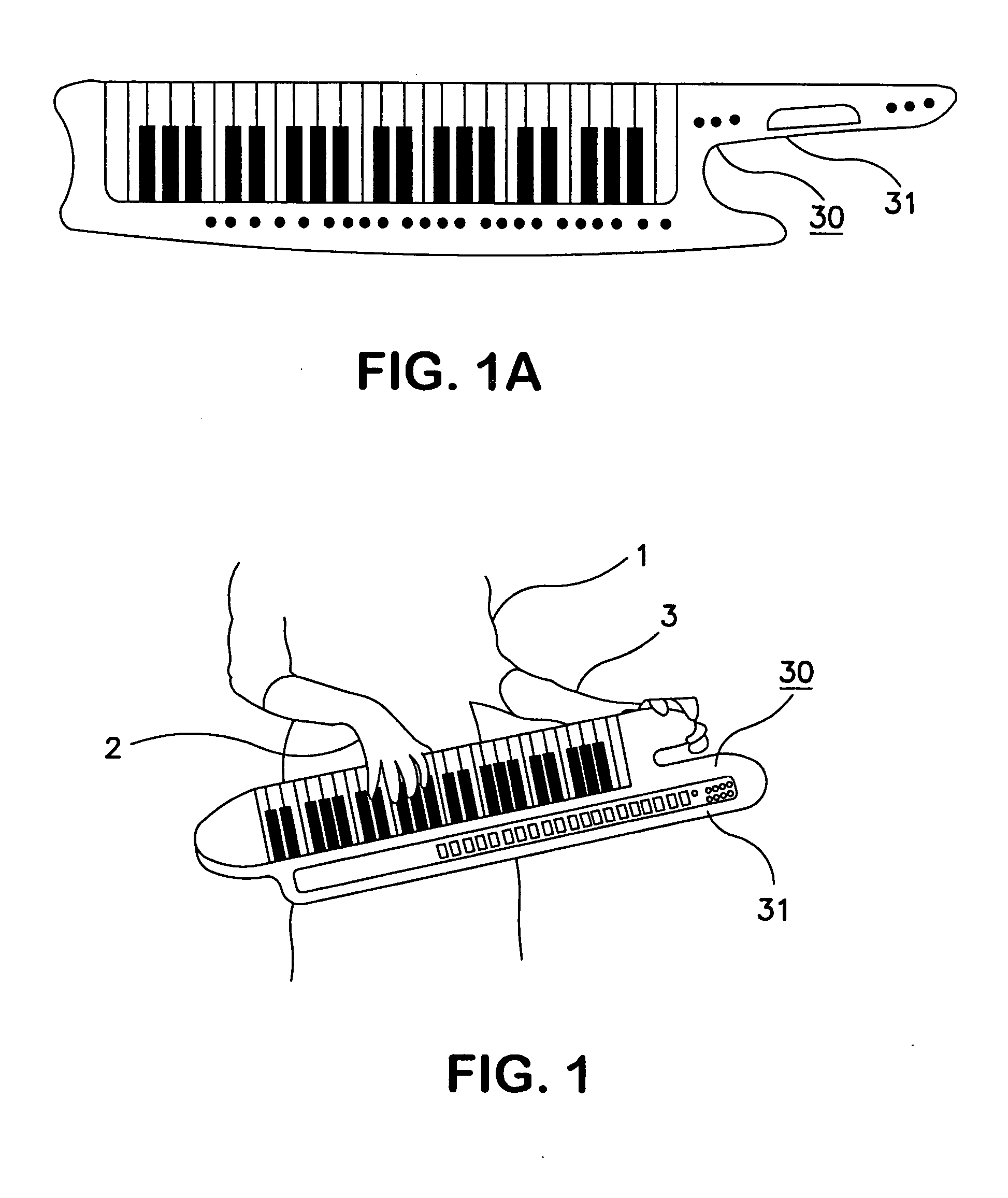 Inverted keyboard instrument and method of playing the same