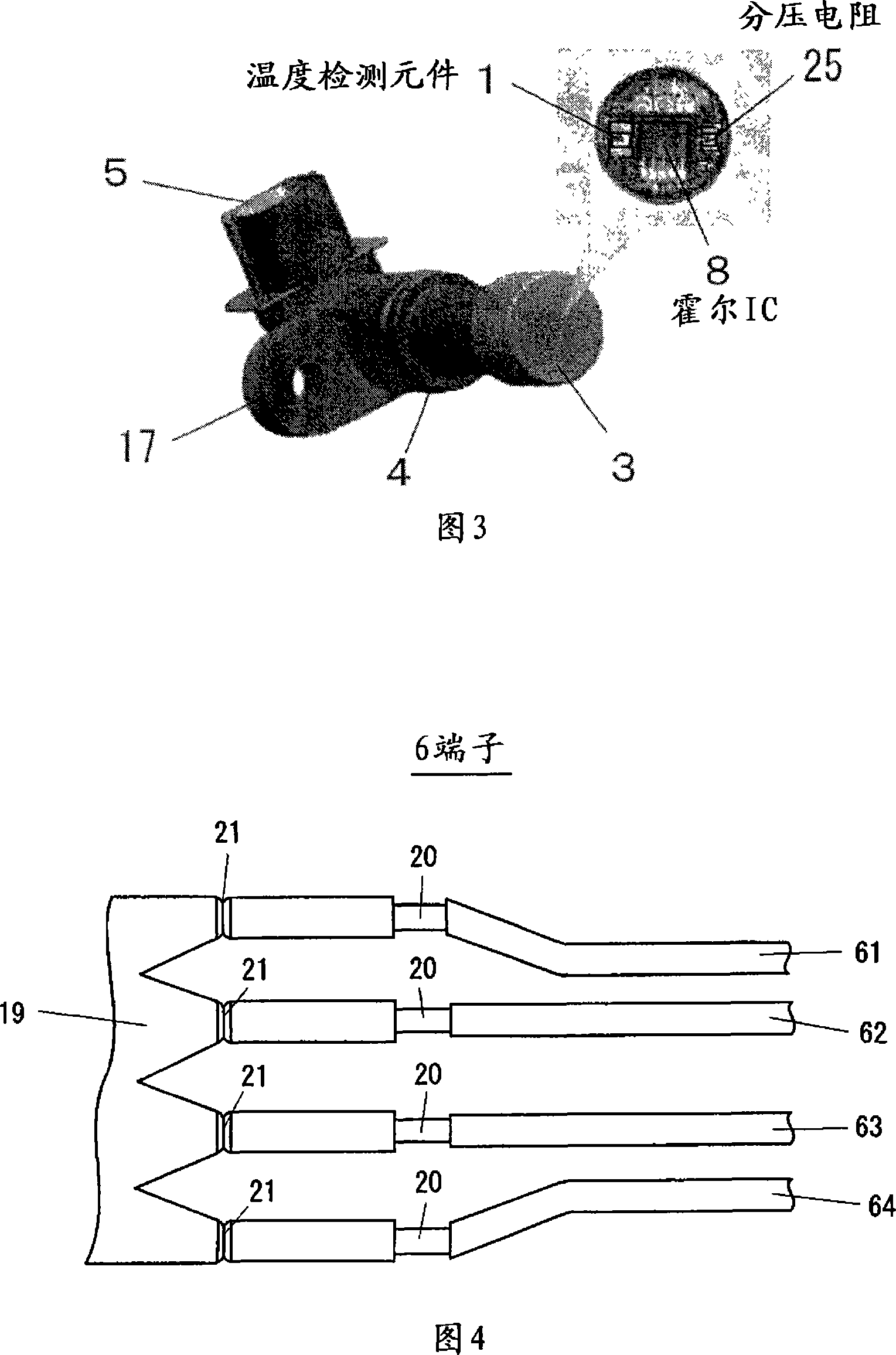 Multifunctional detecting device for engine