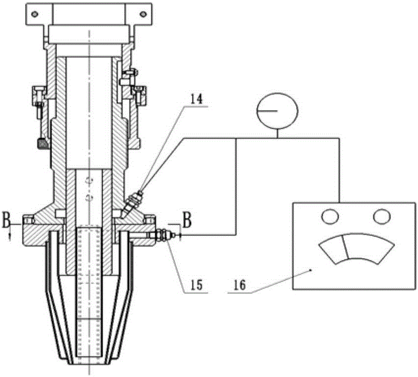 Coaxial powder feeding device for broadband laser cladding and powder feeding method thereof