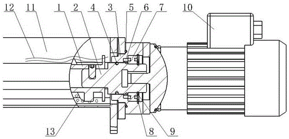 Spiral conveyer sealing device