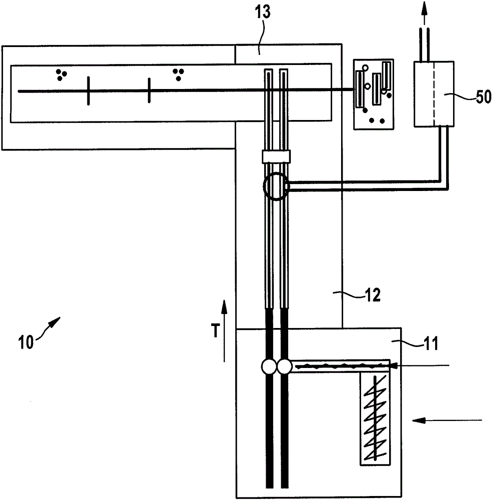 Method and rod forming device for producing coiled rods for the tobacco processing industry