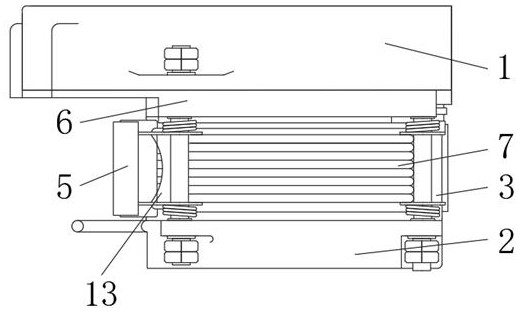 Double-roller rope pressing mechanism for winch rope arrangement