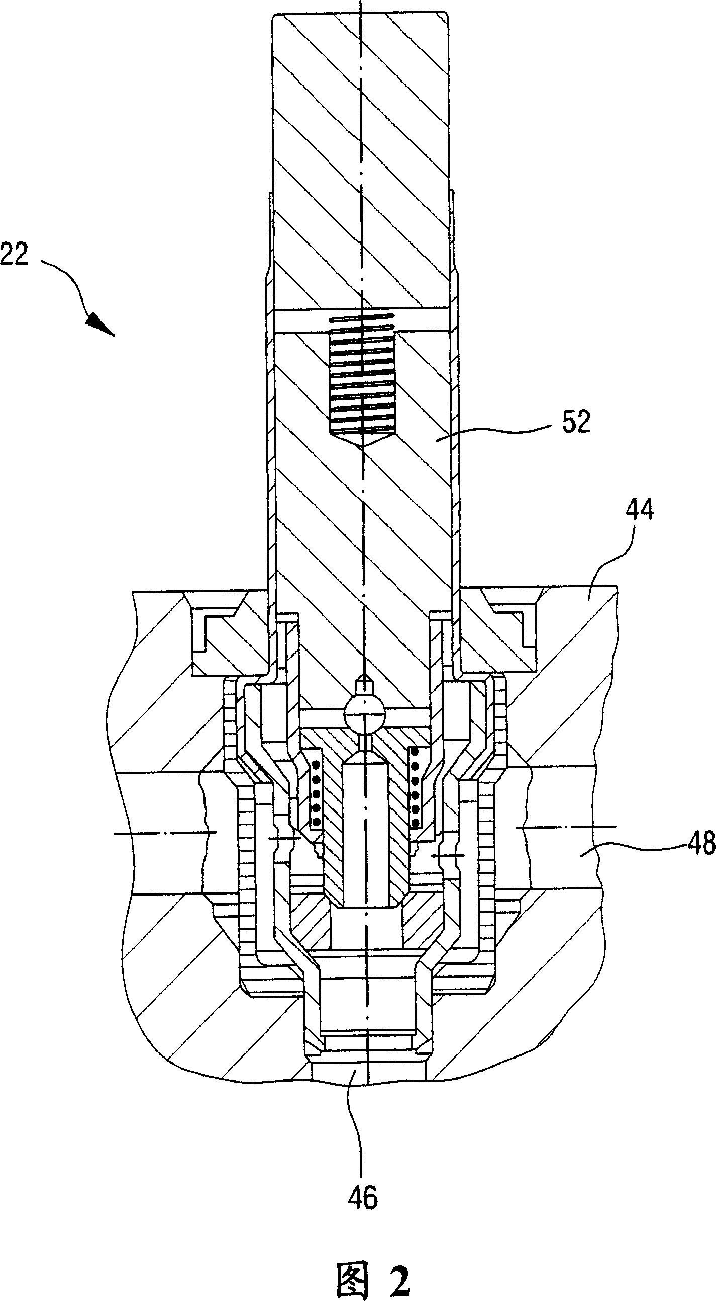 Automobile braking device with valve