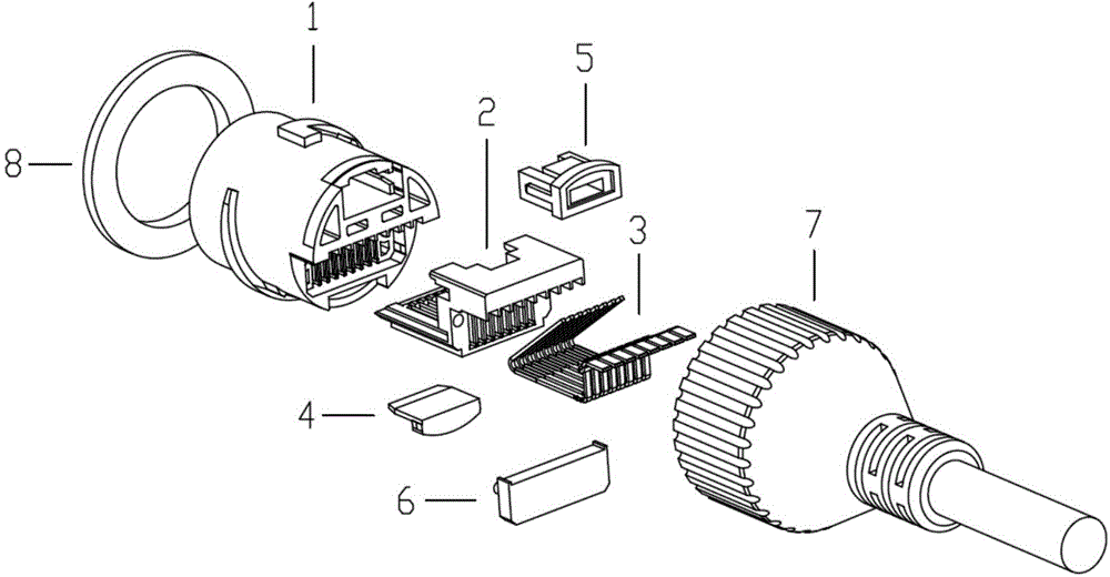 Waterproof socket connector