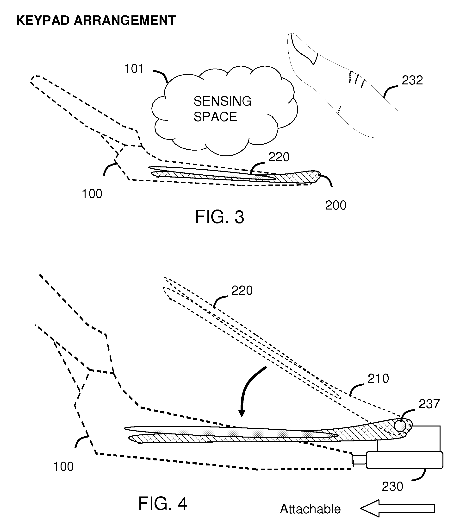 Touchless User Interface for a Mobile Device