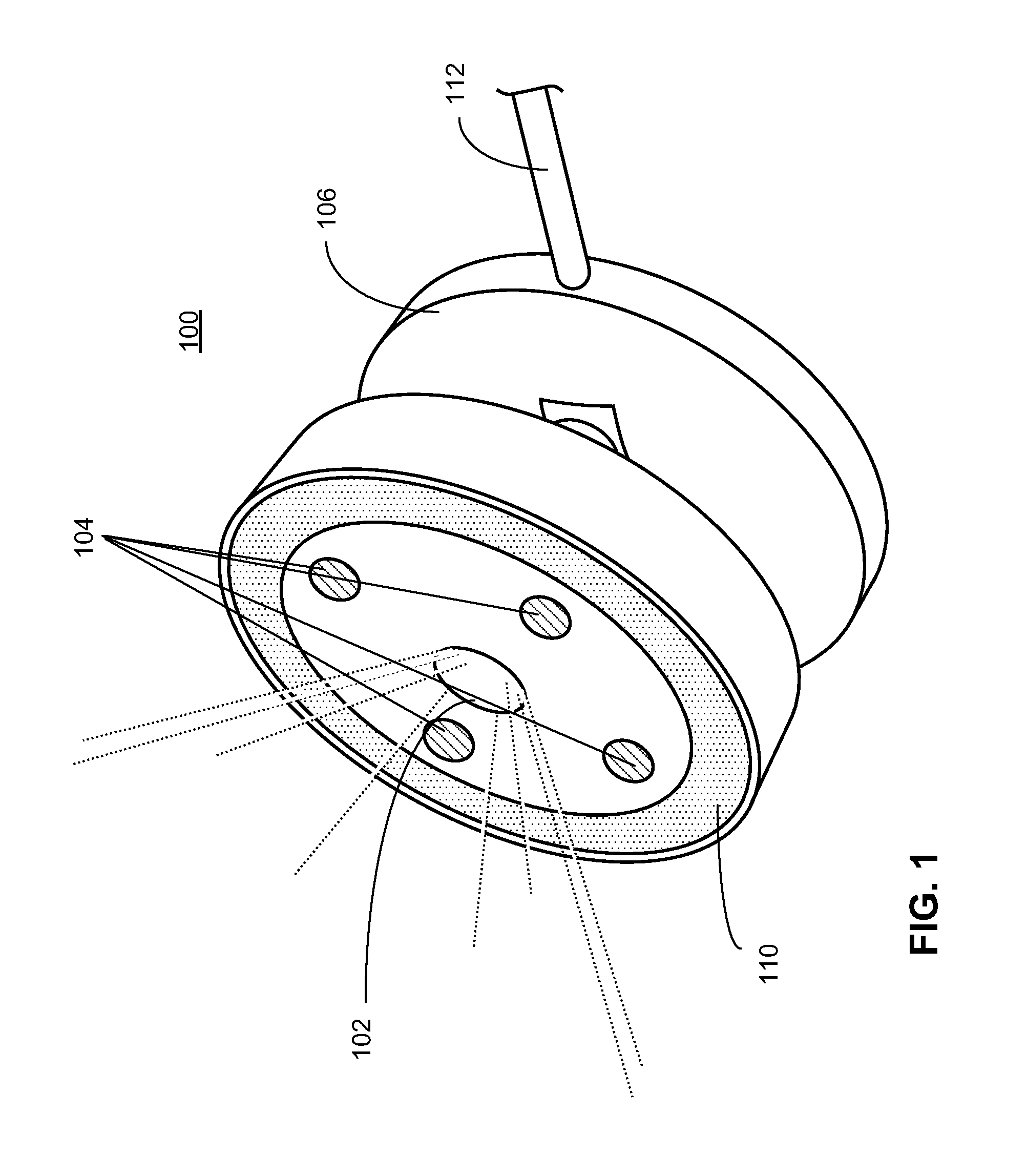Device for adaptive projection
