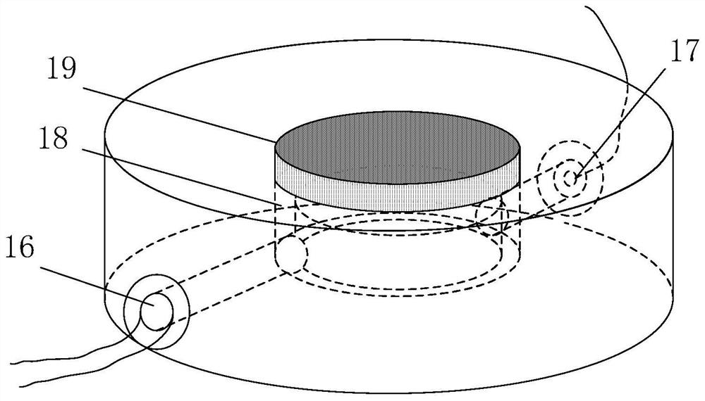 A geotechnical testing device for undisturbed samples of cryogenic frozen soil