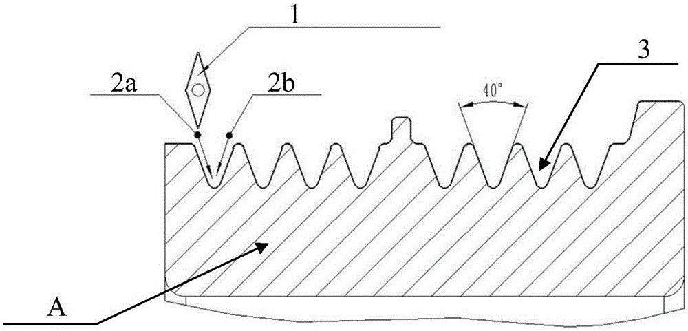 Milling tool and method for machining tooth sockets through tool