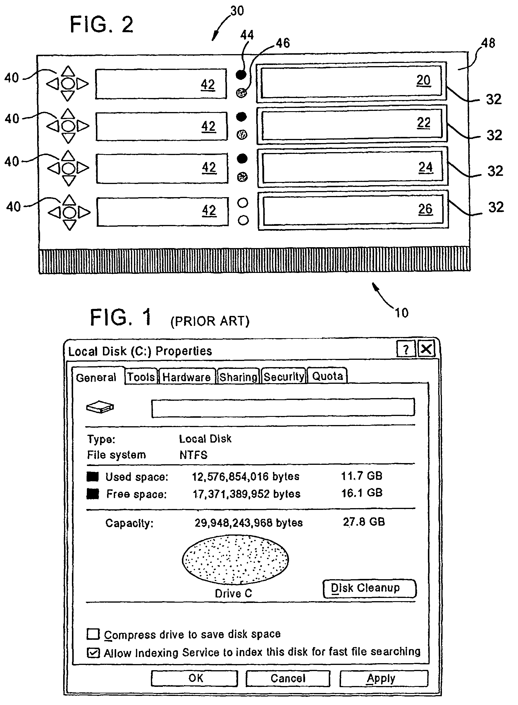 Mass storage system with user interface