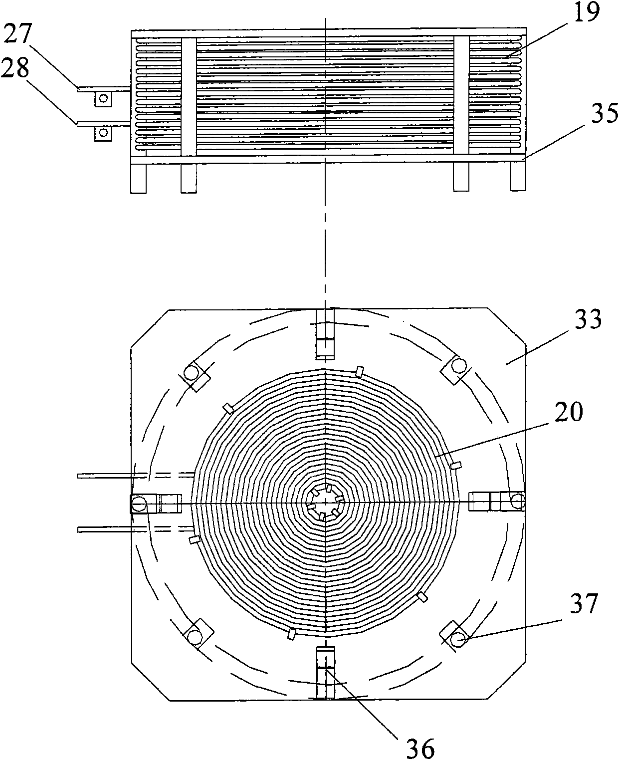 Solvent recovery method and device for organic solvent-containing dye and coating waste