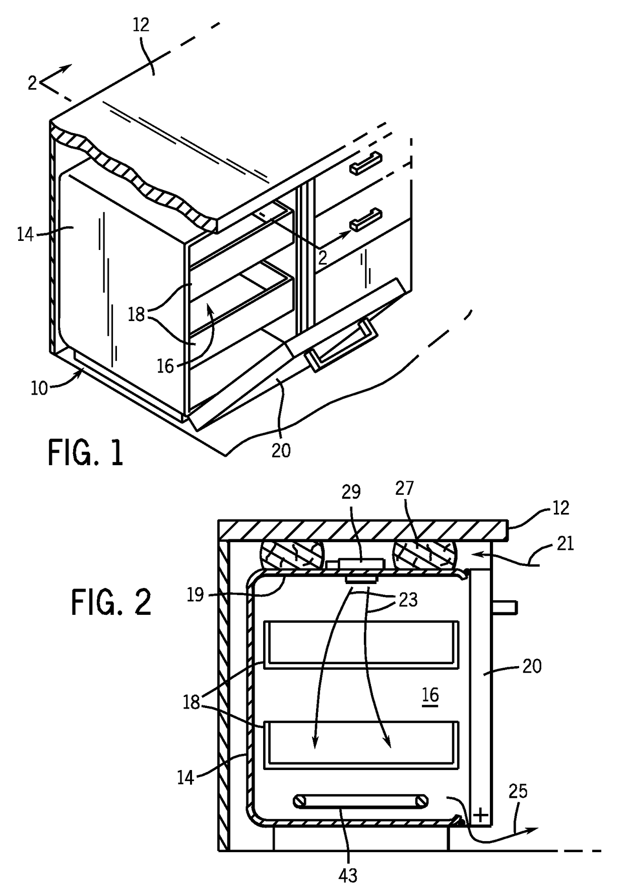 Dishwasher with self-sealing vent fan