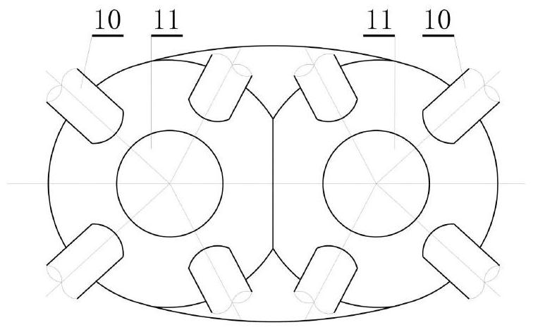 Flat oversize blast furnace